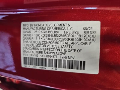 2023 Honda Pilot Elite