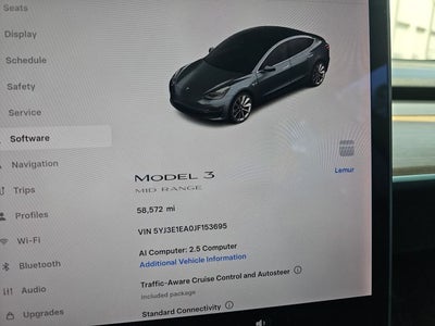 2018 Tesla Model 3 Mid Range