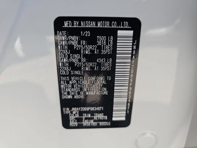 2023 Nissan Armada Platinum