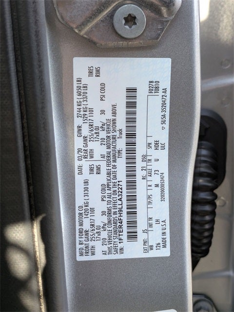 2020 Ford Ranger XLT