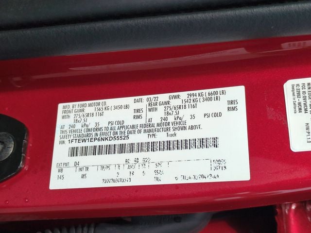 2022 Ford F-150 XLT