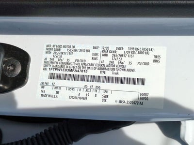 2021 Ford F-150 XLT