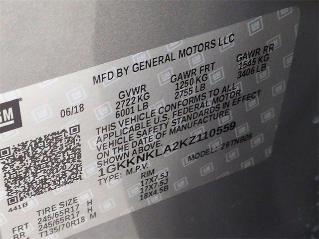 2019 GMC Acadia SLE-1